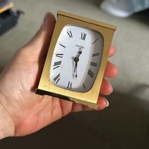 1976 SWIZA 8 Desk clock with Alarm. Swiss Made. BC Tel Executive Present.